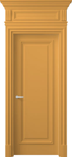 Дверь межкомнатная 7301 Пастельно-жёлтый RAL 1034. Цвет RAL Пастельно-жёлтый RAL 1034. Материал Массив бука эмаль. Коллекция Antique. Картинка.