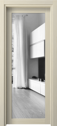 Дверь межкомнатная 2102 neo МОЯ ДВ ЗЕР. Цвет Молочный ясень. Материал Ciplex ламинатин. Коллекция Neo1. Картинка.