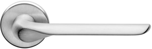 Ручки для дверей Ручка дверная Чоп. Цвет Матовый хром. Коллекция Чоп. Картинка.