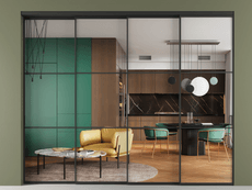 Перегородка Formato внутри проёма телескопик синхро 3