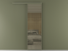 Перегородка Формато вдоль стены 1 створка