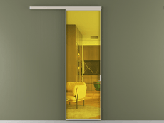 Перегородка Formato вдоль стены одностворчатая