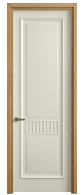 Дверь межкомнатная 6707 БМБ. Цвет Бук молочно-белый. Материал Массив бука эмаль. Коллекция Charm. Картинка.